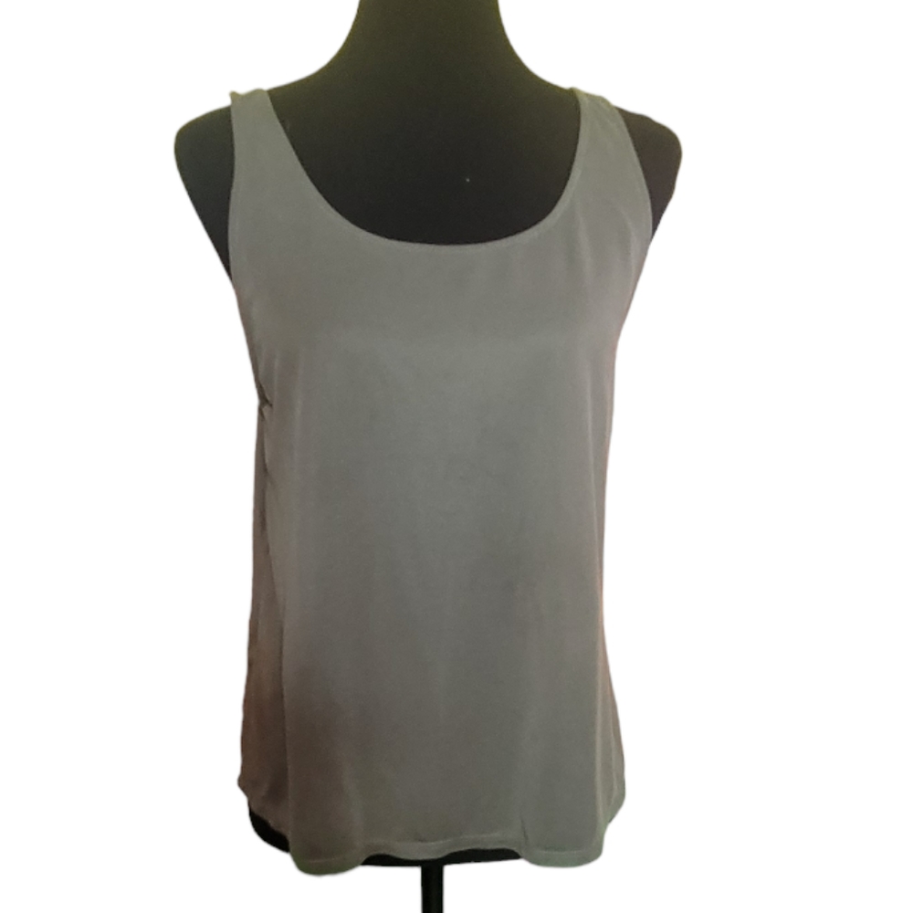 Threads 4 Thought Green Tank Top Tie back. LARGE